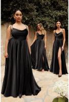 Vestido vaquero tres elegantes para mujer, cuello alto, espalda descubierta, cremallera trasera, estilo formal, moda cómoda 2025 - details 16