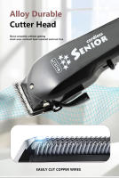 Cortadora de pelo eléctrica profesional para hombres, recortadora de barba, cortadora de pelo recargable por USB, máquina de corte de pelo - details 3