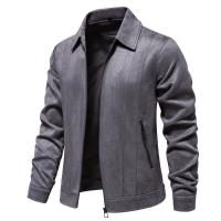 Nueva chaqueta de solapa moda hombre exterior ante abrigos - details 3