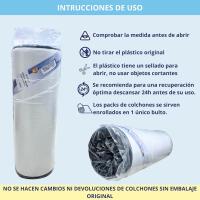 colchón, Modelo Ten colchón Infantil 10cm con núcleo HR ECOPUR, Ideal para Uso Ocasional, Camas supletorias y niños - details 5