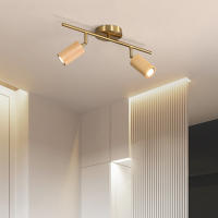 Luz LED de techo nórdica para decoración del hogar, foco de madera minimalista para habitación, guardarropa, accesorio de iluminación moderno - details 3