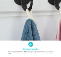 Juego de Toallas de baño de 30x60CM, suaves y absorbentes , vellón coral, para Deportes, Yoga, SPA, Fitness - details 7