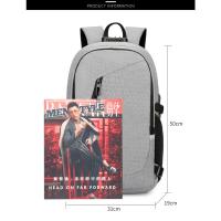 Mochila impermeable antirrobo para hombre, bolsa trasera ligera para libros, elegante, 15,6