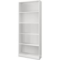 Estantería de Oficina Alta, Modelo Stylus, Acabado en Color Blanco Artik, Medidas: 201 cm (Alto) x 80 cm (Ancho) x 28 cm (Fondo) - details 3