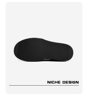 Nueva cabeza deformada, suela gruesa que aumenta los zapatos de junta casual negra para hombres y mujeres, zapatos deportivos de pareja. - details 9