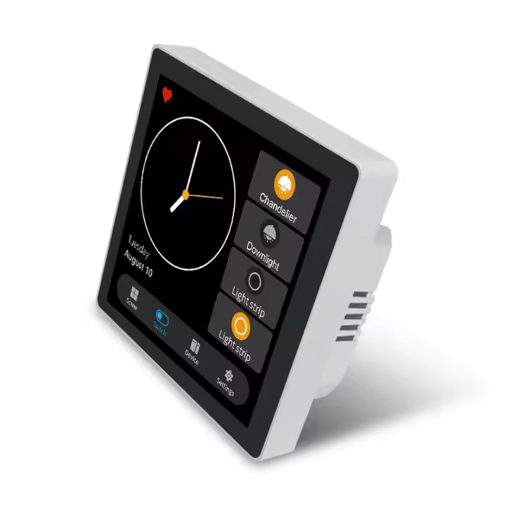 Panel de Control de hogar inteligente Zigbee múltiple, interruptor de 4 pulgadas, Control de pantalla táctil en la pared, Tuya, EUplug - 1
