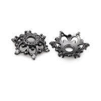 Cuentas de Flor de Brasso Dorado de 18K Joyería de Alta Calidad para Mujeres - details 0
