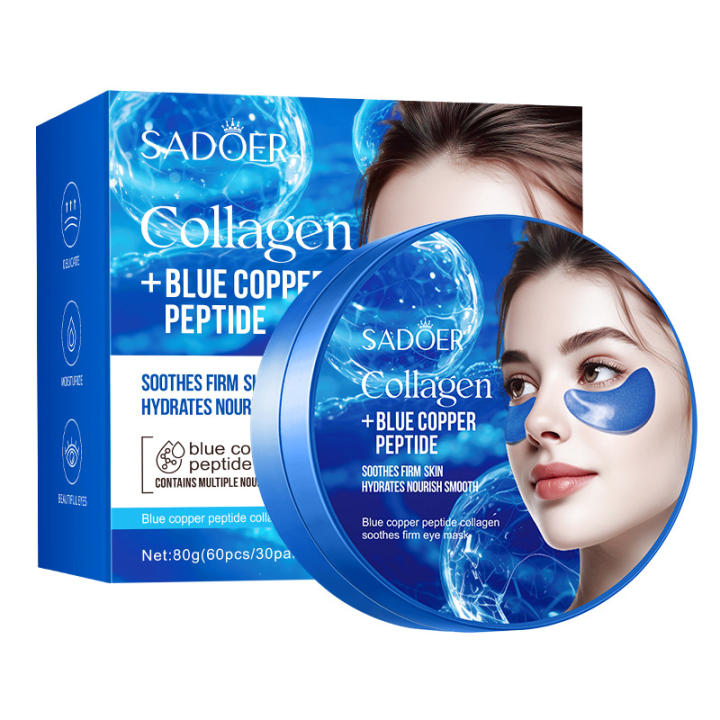 SADOER Parches Ojos Bolsas y Ojeras para Reducir Ojeras, BolsasArrugas -Parches Ojos de Gel, Eye Patches para una Hidratación Profunda, Parches Ojeras y Bolsas, Eliminar Bolsas de Ojos, Eye Mask, Parches Antiarrugas, Under Eye Patches
