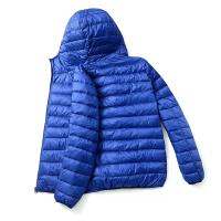 Chaqueta con capucha de plumón de pato ultraligera para hombre, chaqueta cálida de plumas de pato blanco, ropa de calle para hombre, otoño e invierno - details 4