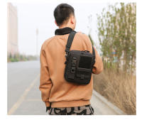 Bolso de Hombro Cruzado Táctico de Camuflaje Versión Vertical para Hombres y Mujeres - details 18
