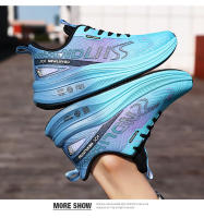 Nuevas zapatillas deportivas de malla transpirable de verano para hombre y mujer, zapatillas casuales y ligeras con suela suave para correr - details 16