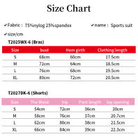 Conjunto de Yoga Transpirable para Mujeres Top Corto con Shorts y Leggings de Cintura Alta - details 0