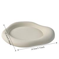 Posavasos de silicona antideslizante con forma de nube, posavasos nórdico a prueba de calor para café, bandeja de almacenamiento decorativa gruesa para escritorio, 2 uds. - details 0
