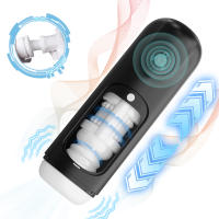 Masturbador masculino de empuje automático Frotar masturbación Chupar máquina de mamada Juguetes sexuales para adultos para hombres Masturbadores masculinos Vibrando 4 en 1 Chupar automático Mastubador masculino Empeine Vibración Copa de masturbación Masa - details 1