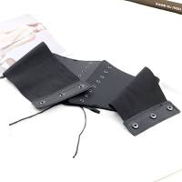 BETTERFORM Corset de Cuero PU para Mujeres Cinturón de Cintura Ancho con Hebilla Elástica - details 10