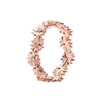 Caliente 100% libélula Margarita hoja Rosa moda circón ajuste Pandora anillo femenino encanto joyería regalo - details 11