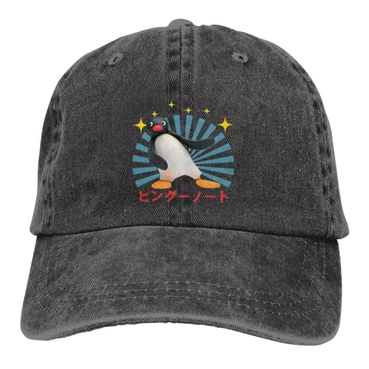 Moda Noot Pingu The Pengouin Retro Gorra de béisbol Algodón Protección solar Gorras Unisex Casual Golf Sombreros - 1