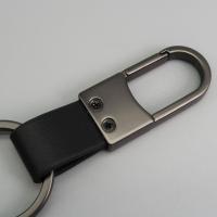 Llavero de piel sintética y aleación, multifuncional, antipérdida, para colgar en la cintura, con mosquetón, estilo ejecutivo. - details 6