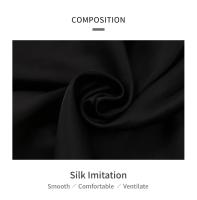 Conjunto de pijamas de satén para mujer, Tops y pantalones cortos con botones, traje de pijama de 2 piezas, ropa de dormir para mujer, ropa de descanso para verano - details 3