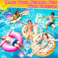 Globos de Agua Reutilizables, 24 Piezas, Relleno Rápido, Bolas de Agua de Silicona de Colores, Juguetes para la Piscina y Juegos de Agua - details 3