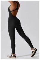 Mono de Yoga sin Espalda para Mujer Conjunto Deportivo de Un Piezo Traje de Gimnasio de Moda - details 37