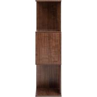 Estantería decorativa/estantes flotantes/Estantería de madera/Estantería con 4 estantes, oficina,modular, sala de estar, biblioteca - Display Shelf SRK-W3 - Marrón ceniza - details 18