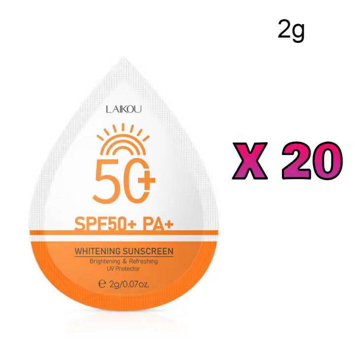 Protector Solar de Colágeno SPF50+ Aislamiento UV, Cuidado de Piel No Graso Duradero para Cara y Cuerpo Herramienta de Cuidado de la Piel Facial - 1