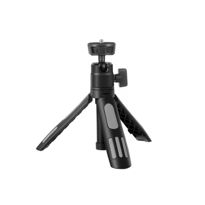 PULUZ-Mini trípode multifuncional almacenable y ajustable, soporte portátil para selfi al aire libre con Clip para teléfono, negro - 1