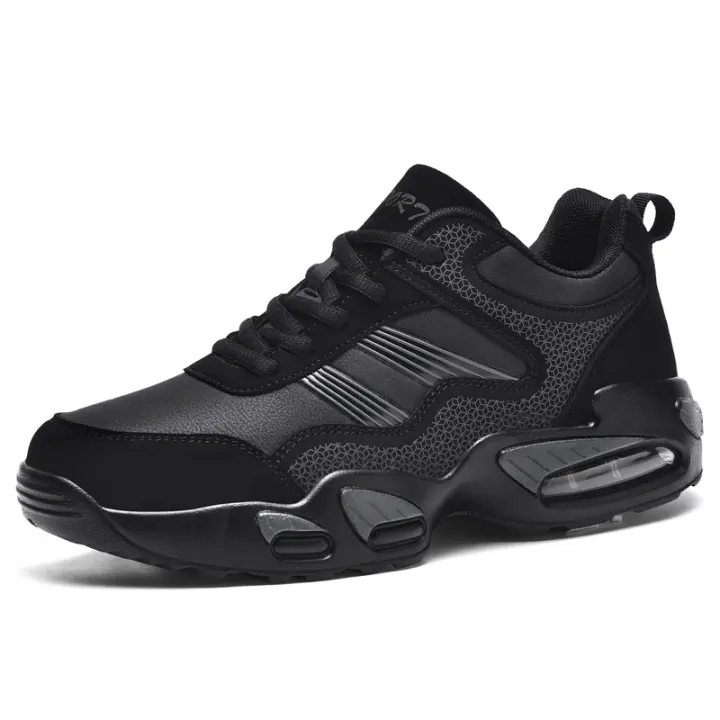 Zapatillas de baloncesto cómodas para hombre, zapatos deportivos con cojín de aire, antideslizantes, para correr, gimnasio al aire libre, Entrenamiento Atlético - 1
