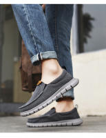Los zapatos de lona para hombre son ligeros e informales, y los pies de los zapatos de tela son anchos. - details 10