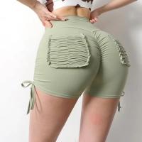 Pantalones Cortos Deportivos de Cintura Alta para Mujeres Material de Nylon Transpirable y Secado Rápido Ideal para Yoga y Fitness Hecho en China - details 5