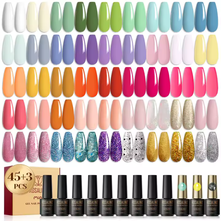 ROSALIND-paleta de colores de esmalte de uñas en Gel, un juego para todas las estaciones, Colección clásica y de moda para Diseño de Arte de uñas, gran oferta - 1