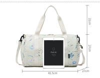 Bolsa de almacenamiento de ropa y zapatos de viaje, Maleta separada de secado húmedo, bolsa de playa de natación, accesorio de Jeans de gran tamaño, bolsa de soporte de artículos de tocador - details 1