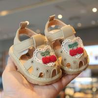 Los Niños se llaman Sandalias en verano 0-2 años de edad Baotou Niñas Bebé Niño Zapatos de ternera Tendón Suela suave Princesa Zapatos de bebé - details 2