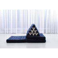 Cómodo Colchón De Suelo con Cojín De Lectura, Futón Japonés, Cama Plegable O Esterilla De Masaje Tailandés, 170 x 53 cm, Azul Claro - details 43