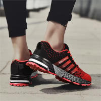 Zapatillas de correr transpirables para hombre y mujer, zapatos deportivos ligeros para exteriores, calzado de entrenamiento atlético cómodo - details 25