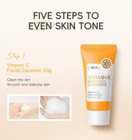 Set de regalo para el cuidado de la piel para niñas adolescentes, juego de cuidado de la piel con vitamina C, kit de tamaño de viaje para limpieza y cuidado suave de la piel de 5 piezas, cuidado de la piel para adolescentes de 10 a 12 años, juego de cuida - details 3