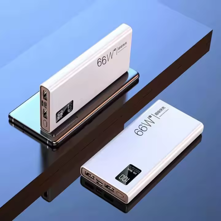 PowerBank portátil delgado para exteriores con indicador de potencia LED, carga rápida, 50000 mAh, 66W, 5V3A - 1