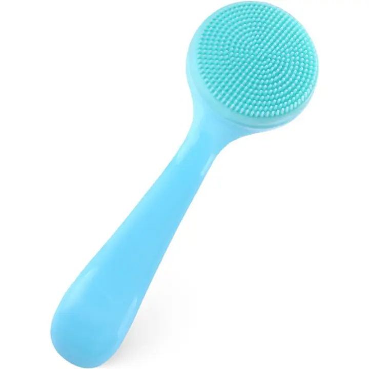 Limpiador facial de silicona, cepillo corporal, limpieza facial, cepillo de mano exfoliante, cepillo manual para todo tipo de baño - 1