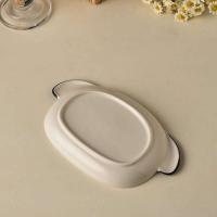 Plato de fruta bonito con forma de perro pequeño, pan de cerámica, plato de postre, 1 ud./2 uds. - details 2