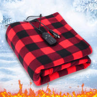 Almohadilla calentadora para el cuerpo, estera de calefacción suave de 12V, 9 temperaturas ajustables, manta de calor eléctrica para invierno - details 1