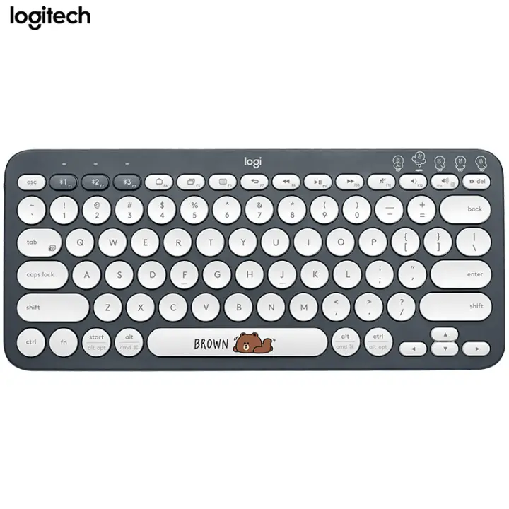 Logitech-teclado inalámbrico Bluetooth K380, accesorio de marca limitada, portátil, ultrafino, para Windows, Mac, Chrome, IOS, Android - 1
