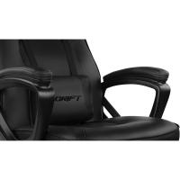 DR50 - Silla Gaming Profesional, Polipiel, reposabrazos Acolchados, pistón Clase 4, Asiento basculante, Altura Regulable, cojín Lumbar, Color Negro - details 5