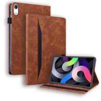Funda protectora para iPad de 10,9 pulgadas, 10.ª generación (2022), cuero PU premium, tipo dividido retro con clip - details 2