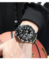 Reloj deportivo para hombre Smael resistente al agua con función multifuncional correa de PU estilo casual para exterior - details 14