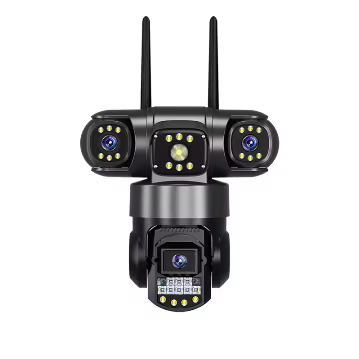 Cámaras de vigilancia exterior doméstico inalámbrico WIFI Internet remoto inteligente Visión nocturna alarma 360 grados vigilancia - 1