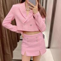 Conjunto de Tweed de 2 piezas, chaqueta elegante, traje para mujer, conjuntos de pantalones cortos, traje con pantalones cortos para mujer, trajes femeninos 2022 - details 1