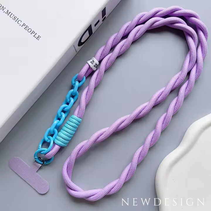 Bonito cordón para teléfono con diámetro para exteriores, funda Universal acrílica, bandolera, tarjeta de hombro, cordón para el cuello, Clip para colgar, correa de muñeca antipérdida - 1