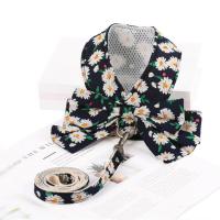 Traje de arnés para mascotas transpirable con corda Estilo lazo de flor - details 10