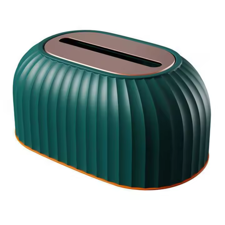 Caja de pañuelos de escritorio de elevación automática, soporte de almacenamiento de papel de servilleta elegante para el hogar, dormitorio, inodoro - 1